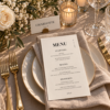 The Black & White Collection (4) Black & White Wedding Stationery Bundle – 7 Editable Canva Templates