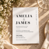 The Black & White Collection (5) Black & White Wedding Stationery Bundle – 7 Editable Canva Templates